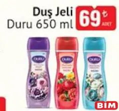 DURU DUŞ JELİ 650 ML fiyat ve kampanya bilgisi